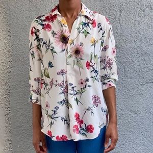 Zara Floral Blouse